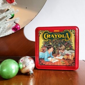 1992 Crayola Christmas Tin